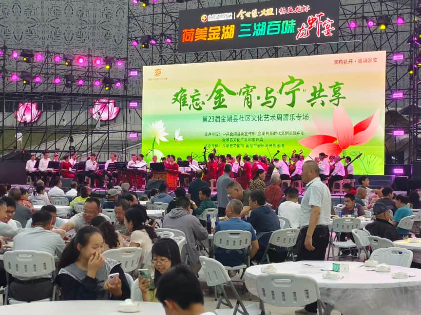 <strong>难忘“金”宵 与“宁”共享——南京市爱乐者民族乐团专场音乐会惊艳金湖</strong>